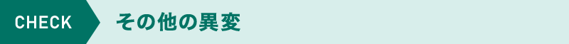 その他の異変