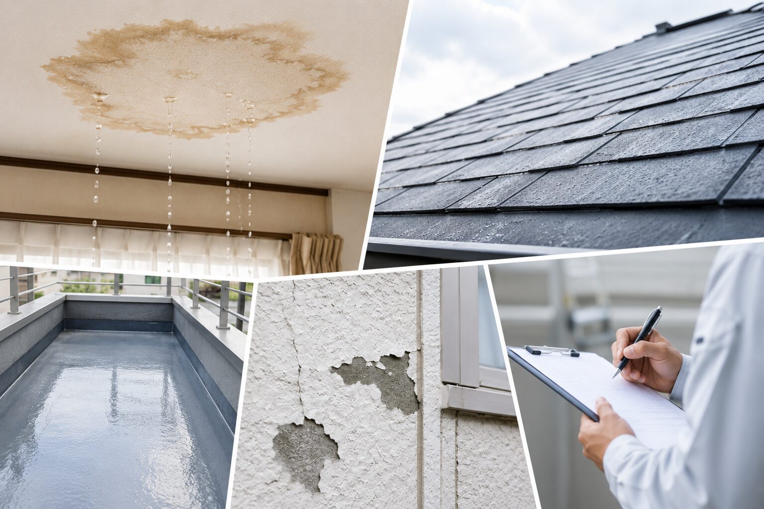 雨漏り修理は「症状」で費用が変わる！修理内容と費用の目安をご紹介